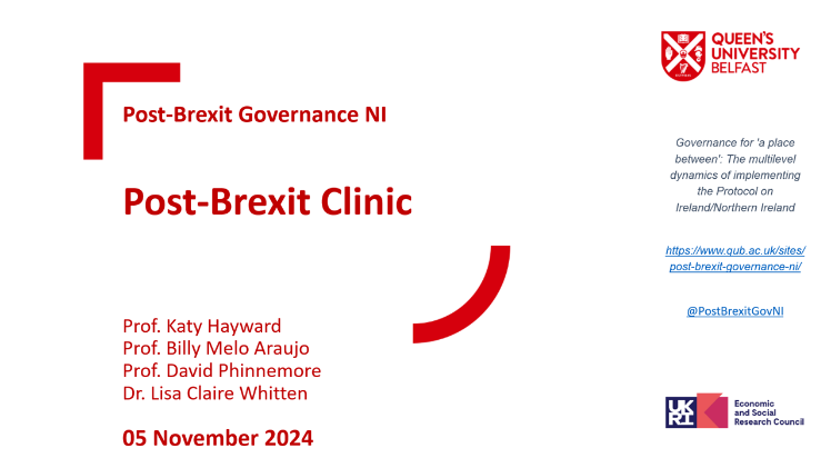 Post-Brexit Clinic Title Page